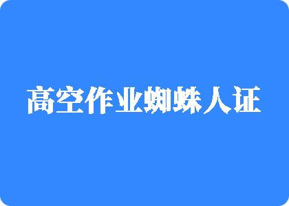 色色啊啊啊污高空作业蜘蛛人证